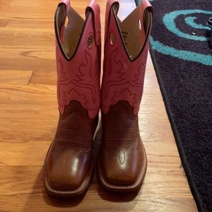 Girls Old West Cowgirl Boots Size 13